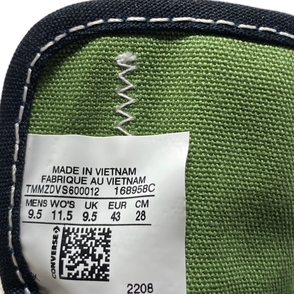 Converse Ctas Low Top For Women Sneakers Casual Shoes Black Canvas 168958C-WWBR - Picture 11 of 12